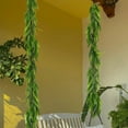 thumbnail image 3 of 2pcs, 6ft Artificial Fall Plant Leaf Garland, Green Black Orange Hanging Autumn Ferns Leave Vines Garlands, Halloween Thanksgiving Decor for Home Party Fireplace Christmas Indoor Outdoor, 3 of 6