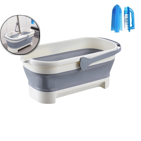 VQPeo Foldable Mop Bucket, Large Capacity Water Pail, Space-Saving Cleaning Tub for Camping and Outdoor Chores