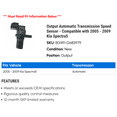 thumbnail image 2 of Output Automatic Transmission Speed Sensor - Compatible with 2005 - 2009 Kia Spectra5 2006 2007 2008, 2 of 2