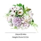 thumbnail image 3 of Adorno floral de imitación para bodas, ideal para fotografía, decoración del hogar. Carrito metálico con ruedas, base de madera, diseño de 2 niveles, plegable y portátil. Flores de resina de, 3 of 9