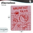 thumbnail image 4 of Stupell Industries Bohemian Breakfast Club Doodles Canvas Art, 16 x 20, by Jenaya Jackson, 4 of 8
