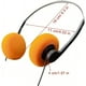 thumbnail image 3 of Calsgkspray Auriculares supraaurales retro naranja,Auriculares con aros Vintage Feelings,Auriculares ligeros retro,Auriculares estéreo de alta fidelidad y audífonos pequeños y livianos, 3 of 5