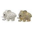 thumbnail image 6 of DEMACRIO 2Pcs Modern Elephant Shape Alloy Car Aromatherapy Diffuser Ornament For Car Interior Decoration 5.2X4Cm, 6 of 8