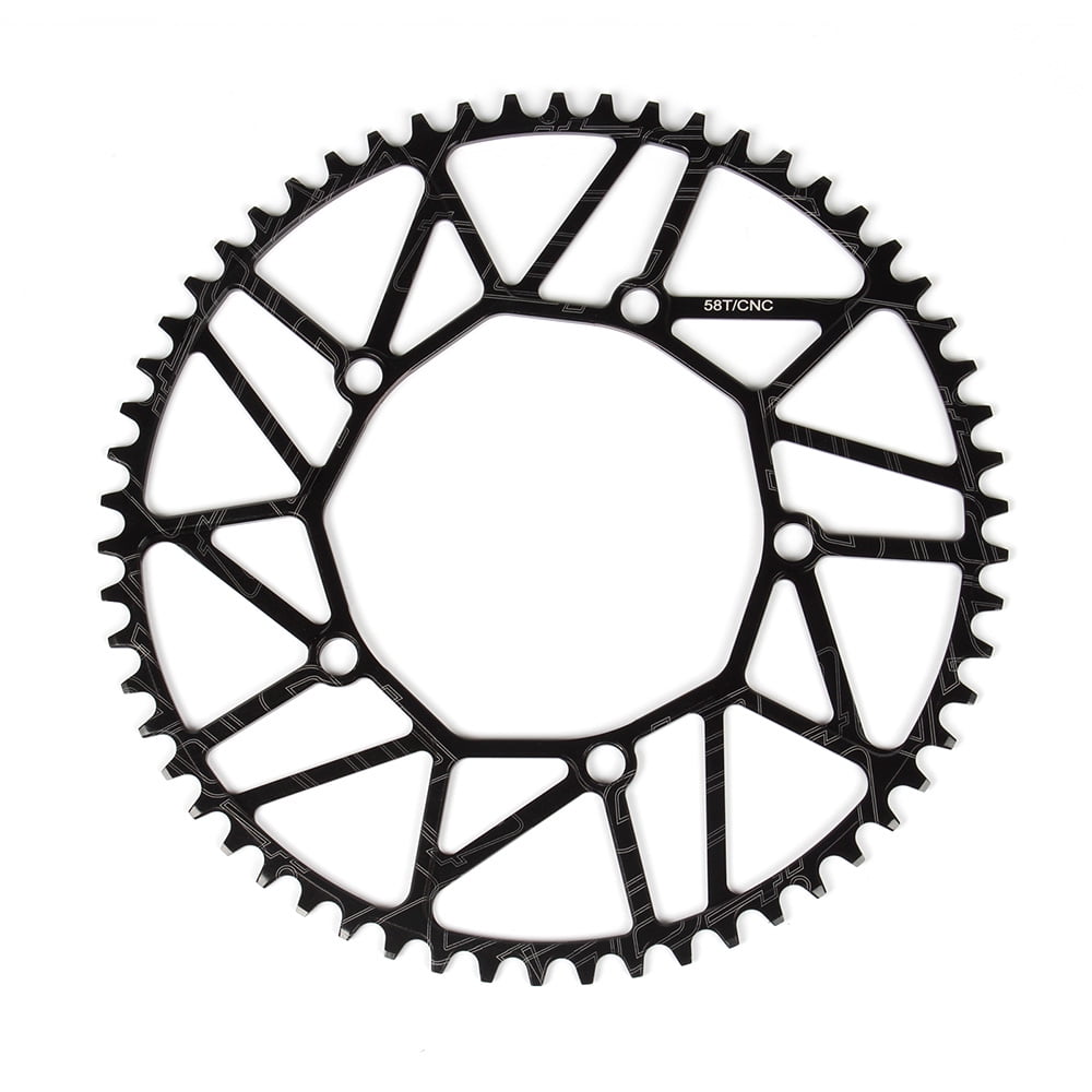 Yeacher Bike Cycling Bicycle Hollow Chainring Single Crank Wheel Folding  Bike Crankwheel Crankset BCD 130MM Holes Crankset 50T 52T 54T 56T 