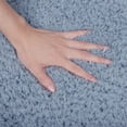 thumbnail image 5 of PiccoCasa Solid Shag Area Rug or Runner and Plush Rug for Living Bedroom Pale Blue 16" x 24", 5 of 7