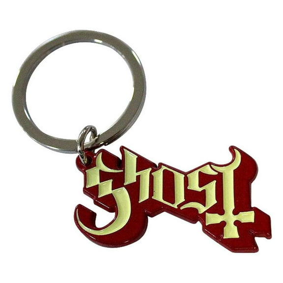 Ghost Band Logo Red Shadow Keyring Keychain