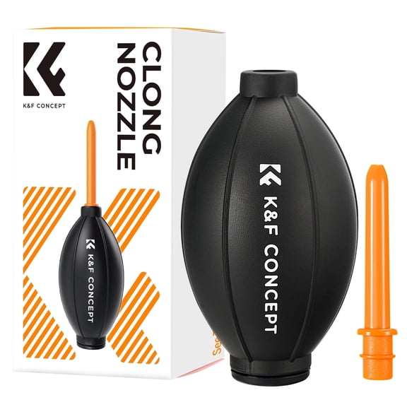 K&F CONCEPT Lens Air Blower, Rubber Bulb Air Pump Dust Blower Cleaner, with Long Nozzle for Cell Phone, Tablet, Camera Lens Sensors, Keyboard,Telescopes