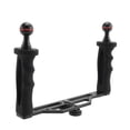 thumbnail image 1 of Dual Handles Aluminium Alloy Tray Stabilizer for Underwater Camera Housings Diving Camera Bracket, 1 of 7