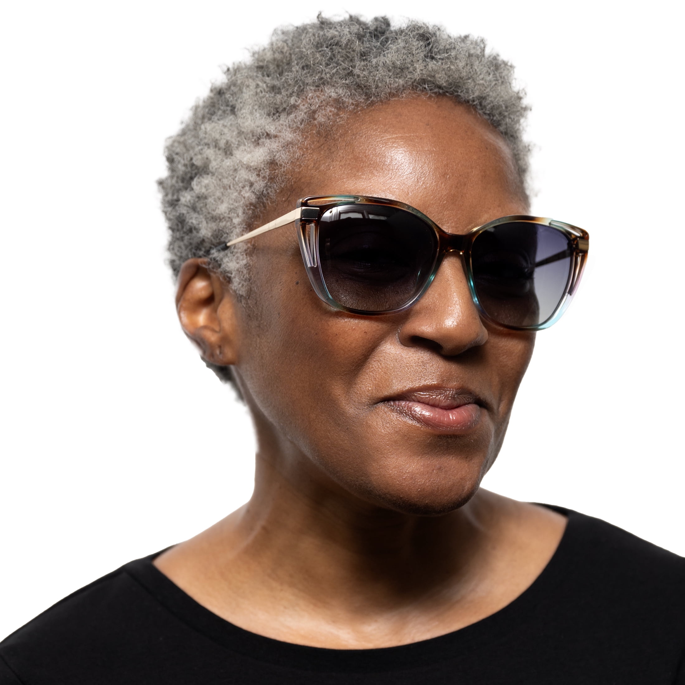 Christian Siriano Rx'able Womens Sunglasses, Liu, Multi Tortoise, 54.0-15.0-144