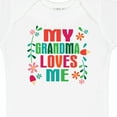 thumbnail image 4 of Inktastic My Grandma Loves Me Girls Girls Baby Bodysuit, 4 of 5