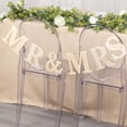 thumbnail image 6 of Efavormart 10ft Natural Pre-Strung Mr & Mrs Wooden Letter Garland with Botanical Design, Handmade Rustic Wedding Anniversary Banner, 6 of 11