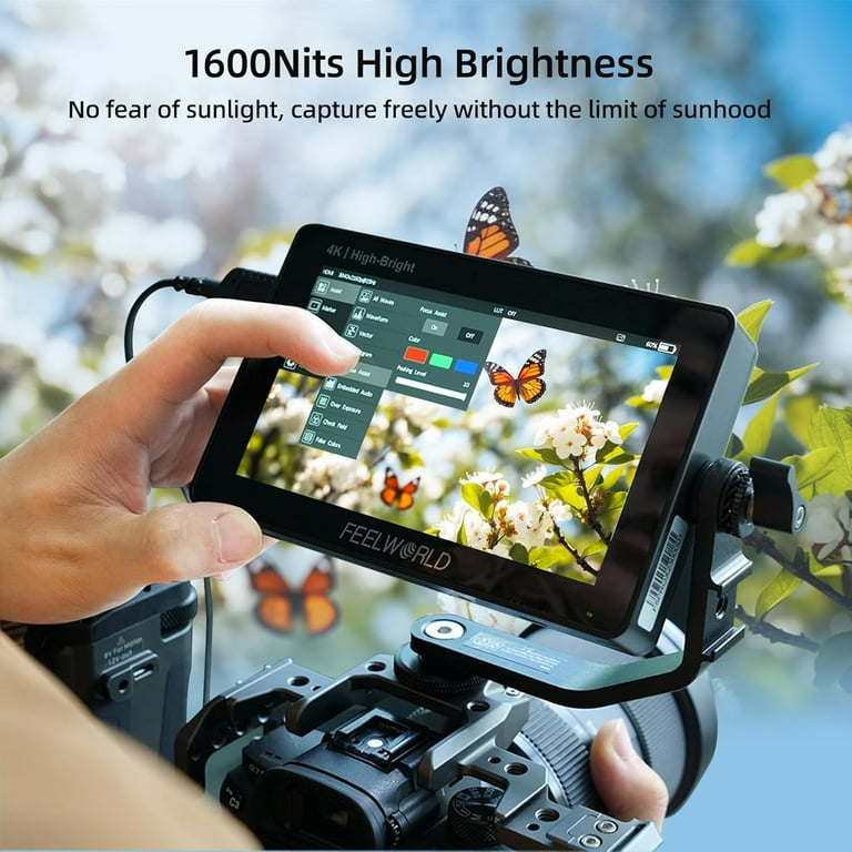 FEELWORLD F5 Prox 5.5 Inch 1600nit High Bright DSLR Camera Field