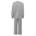 thumbnail image 5 of Two Piece Sets for Women Fall - Long Sleeve Sweatshirt With Sweatpants Set Womens Matching Sets Fall Womens Activewear Sets, 5 of 5