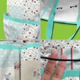 thumbnail image 5 of Garden Tool Bag,Pioneer Flower Floral Print Pattern Garden Tool Organizer,Garden Gifts,Waterproof Multi-Pocket Garden Tool Storage 11.8x5.5x11.4 Inch(Tools NOT Included), 5 of 6