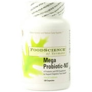 Food Science Mega Probiotic-ND Capsules, 120 CT