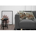 thumbnail image 3 of Ambesonne Grunge Throw Pillow Cover 2 Pack, Urban Abstract Cityscape, 16", Seafoam Brown White, 3 of 7