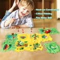 thumbnail image 2 of Juego de rompecabezas de suelo para niños YOOYID Puzzle Racer Car Track, 2 of 7