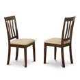 thumbnail image 2 of East West Furniture Antique 5-piece Table and Dining Chair Set in Cappuccino, 2 of 4