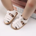 thumbnail image 2 of FDDMis Baby Shoes Boys Size 4 Shoes School Shoes for Boys Walking Shoes Baby Black Toddler Girl Shoes Girls Shoes Size 9 Little Girls Black Shoes, White 0-6 Months, 2 of 9