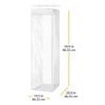 thumbnail image 2 of Whitmor Hanging Zipper Garment Bag - Clr & Wht - 20" x 14.5" x 54.0", 2 of 9