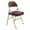 Brown, variant on Padded Folding Chairs Desk Chair with Upholstered Cushion & Back,Padded Seats for Indoor & Outdoor,Portable Stackable Foldable Chairs with Metal Frame