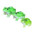 thumbnail image 1 of 3x figuras en miniatura de rana decoración de micro paisajismo animal creativo esculturas pequeñas decoración de la maceta para plantador al aire, 1 of 8