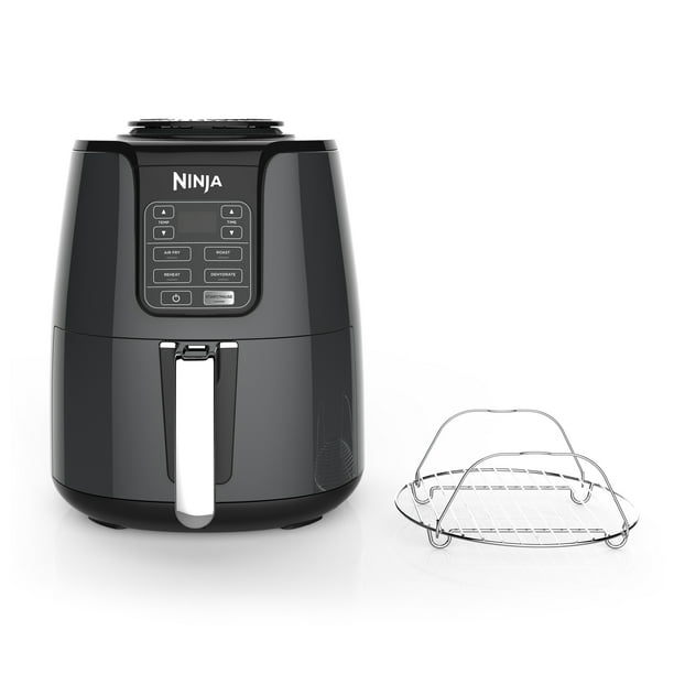 Ninja Air Fryer 1550 Watt Programmable Base For Air Frying Roasting Reheating And Dehydrating 