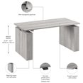 thumbnail image 4 of Scranton & Co Engineered Wood 60W X 30D Adjustable Standing Desk in Gray, 4 of 8
