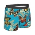 thumbnail image 3 of Kll Multicolored Butterflies Men'S Cotton Boxer Briefs Underwear-Large, 3 of 9