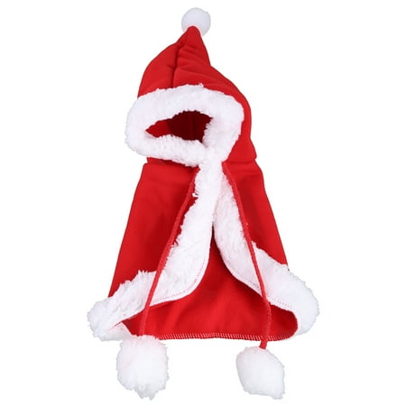 

SIEYIO Red Riding Hood Cloak Thick Funny Xmas Pet Dress Up Christmas Party Photography Looks Cute and Eye-catching Durable Gift