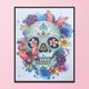 thumbnail image 1 of Cuadros Decorativos Bordado completo punto de cruz flores calavera contado 11CT DIY Kit de costura artesanal Ndcxsfigh  Nuevos Originales, 1 of 8