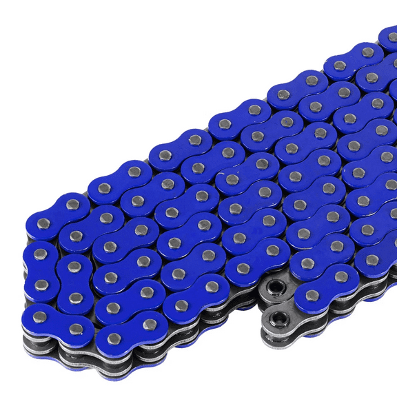 520 X 120 Links Motorcycle Atv Blue O-Ring Drive Chain 520-Pitch 120-Links