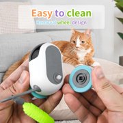 Interactive Cat Toy for Indoor Cats, Interactive Cat Toy with 2-Speed Remote Control,Remote Control Cat Toy, USB Rechargeable Automatic Cat Exercise Toys for Bored Indoor Adult Cats Kittens