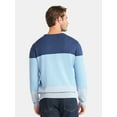 thumbnail image 3 of George Men's and Big Men's Colorblock Crewneck Sweater, Midweight, Sizes S-3XL, 3 of 5