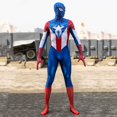 thumbnail image 2 of Disfraz de Halloween de capitán Advance y Spiderman, traje Zentai de superhéroe, mono de fiesta para adultos y niños Fivean unisex, 2 of 2