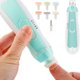 thumbnail image 3 of Muyoka Cortaúñas para bebés Lima de uñas para bebés Cortaúñas eléctrico para bebés con cortaúñas ligero Juego de manicura Cortaúñas seguro para bebés con luz LED Libre de BPA para bebés recién nacidos Muyoka Hogar, 3 of 7