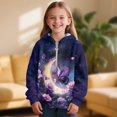 thumbnail image 2 of Pzuqiu Butterfly Hoodies for Teen Girls Size 14-15 Fleece Comfortable Long Sleeve Kids Personalized Fall Outfits Fashion Clothing Stretchy Casual Clothes for Girls, 2 of 7