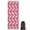 Pink and Yellow, variant on Orange Boho Geometric and Plant Pattern (2) Hot Yoga Mat Towel Non Slip for Hot Yoga - Quick-Drying Yoga Mat Cover with 4 Corner Pockets with Travel Bag - Hot Yoga Towel Non Slip 70"x26"