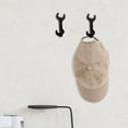 thumbnail image 4 of OATIPHO 3Pcs Iron Wall Hook Black Vintage Decor for Hanging Keys and Bags in Home, 4 of 6