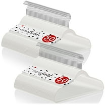 Casafield 100 Velvet Suit Hangers, Ivory - Space Saving, Non-Slip & Swivel Hook