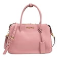 thumbnail image 1 of Pre-Owned Miu Miu MIU Outlet Handbag 2-Way Madras Women's Pink, 1 of 8
