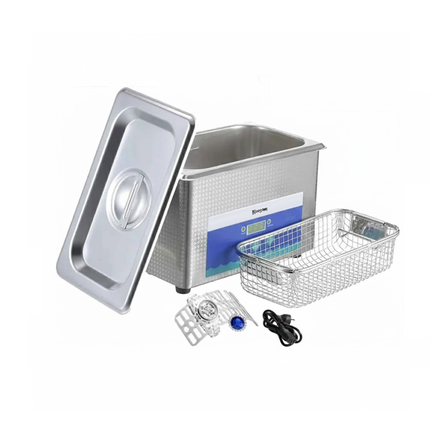 Máquina Limpiadora Ultrasónica Bloosom Automática De Limpieza 800ml, Plata
