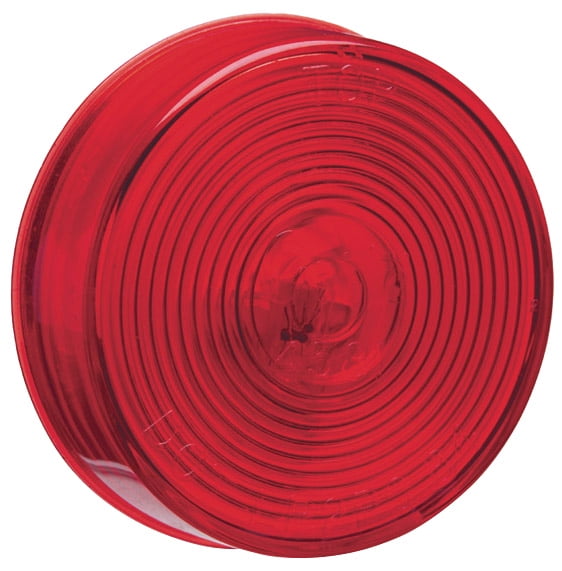 Built-in Reflector Grote 46712 Red Single-Bulb Oval Clearance Marker Light