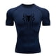 thumbnail image 1 of Camiseta de compresión para hombre, ropa deportiva de superhéroe para gimnasio, correr, Rashgard, de secado rápido, de manga corta, nueva, 1 of 5