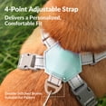 thumbnail image 5 of Exclusivo Mezcla Comfort Control Dog Harness with Leash and Poop Bags, No Pull X-Frame Adjustable Pet Harness for Small and Medium Dogs, Green, S, 5 of 7