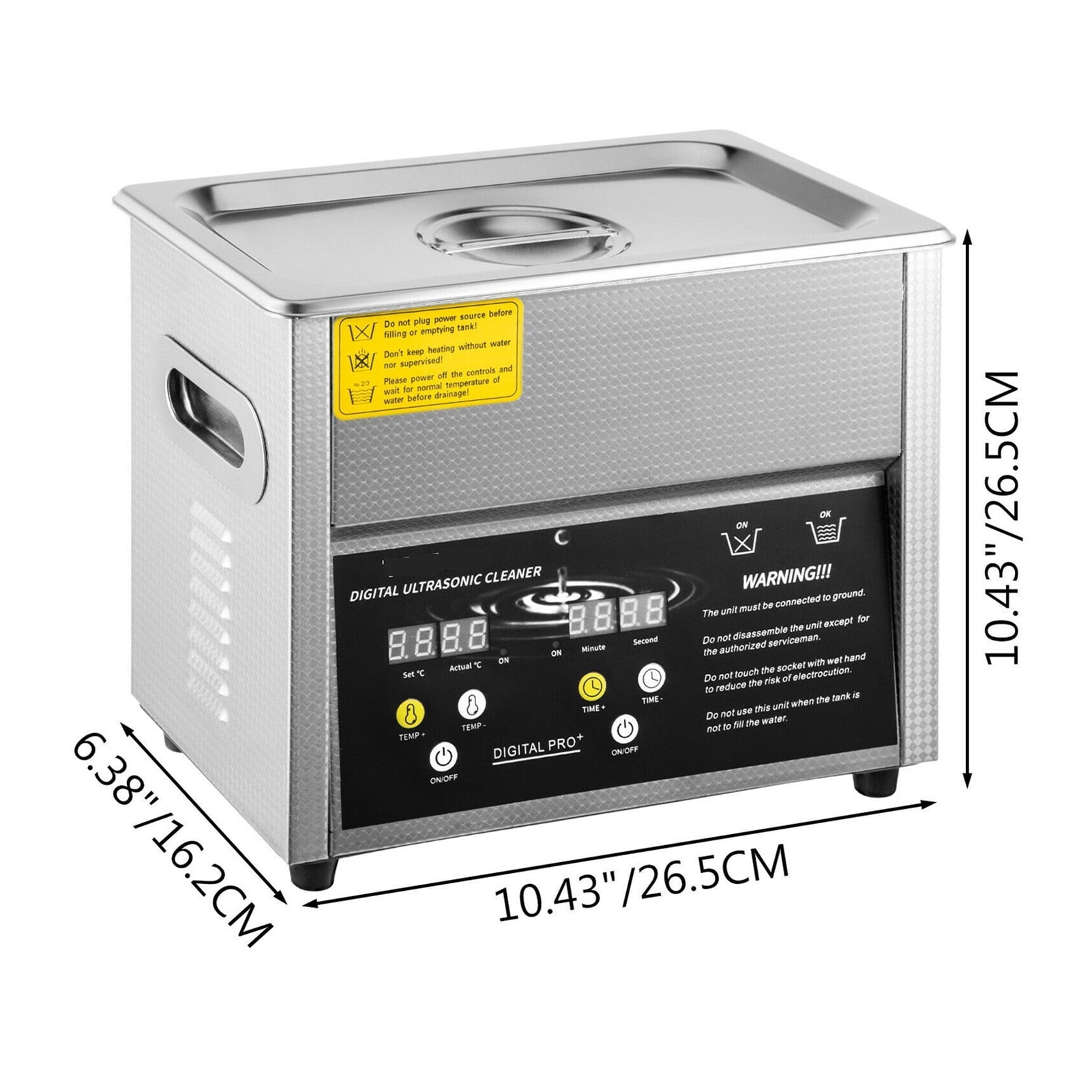 Ultrasonic Cleaner W/ Degassing Function Portable Washing Machine Ultrasound Bath Diswasher Sonic Home Appliance 3L 6L 10L ,Strong Cleaning