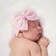 thumbnail image 2 of 3pcs Newborn Hospital Hat Infant Baby Beanie Cap with Big Bow Soft Cute Knot Nursery Hat, 2 of 5