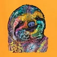 thumbnail image 2 of Funny Neon Sloth | Dean Russo Art Animal Lover Men's T-Shirt, Gold, 3XL, 2 of 5