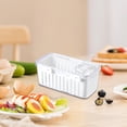 thumbnail image 4 of Vrorvz Fridge Organization Storage Bins Food Storage Containers with Lids for Kitchen Refrigerator Keeps Fruits Vegetables Fresh Built in Stacking Space Storage Organizer, 4 of 6