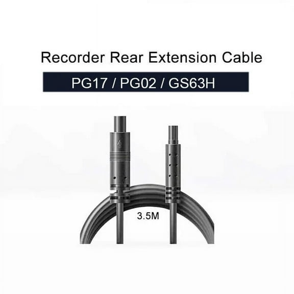 AZDOME Ext Cable for PG17/PG02/GS63H 4-Pin 5.5m, Mirror Dashcam/Rear Cam